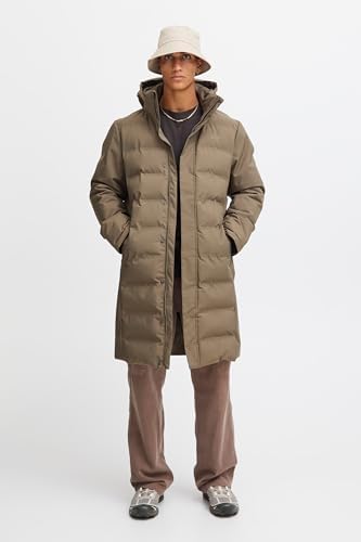 NBMarko Herren Steppmantel Wassersauber und Windfest für.Active Lifestyle | NBMarko Winddichte Herrenjacke atmet Frei m