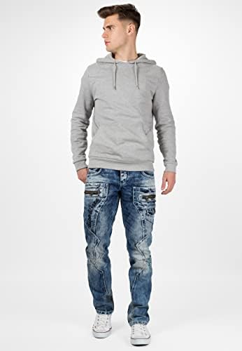 Cipo & Baxx Herren Jeans – Stylische Regular-Fit Denim mit Stone-Washed-Design & Used-Look | Bequeme & modische Jeans fü – Bild 3