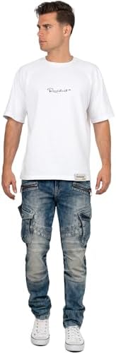 Cipo & Baxx Herren Jeans - Stylische Denim-Mode mit Slim-Fit & Regular-Fit für Individualisten im Bikerstyle!