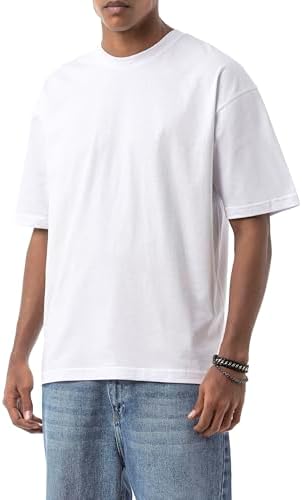 3er Pack Oversized T-Shirts – Classisches Baumwoll-Basic-Shirt – Kurzarm, Rundhals – Ideal für Den-tags, Freizeit & Stre
