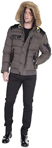 Stylische Winterjacke Herren Cipo & Baxx Series | Warme Winterjacke Herren Cipo & Baxx Series abnehmbarer Kapuze | Func
