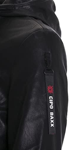 Stylische Winterjacke Herren Cipo & Baxx Series | Warme Winterjacke Herren Cipo & Baxx Series abnehmbarer Kapuze | Func