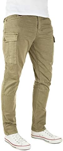 Yazubi Jayden Herren Cargo Hose BaumwollCargoJeans SommerComfortStretchSicherheitSGPS1012