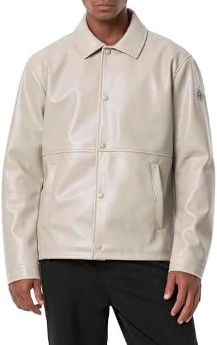 Redbridge Herren Kunst-Lederjacke für den Übergangssaison | Redbridge Männer Jacke Kunst-Lederqualität optimaler Wärmei