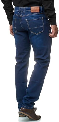 JEEL Herren-Jeans - Regular-Fit Straight-Cut - Stretch - Basic Washed - OEKO-TEX Standard 100