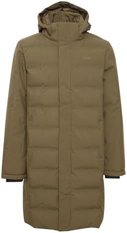 NBMarko Herren Steppmantel Wassersauber und Windfest für.Active Lifestyle | NBMarko Winddichte Herrenjacke atmet Frei m