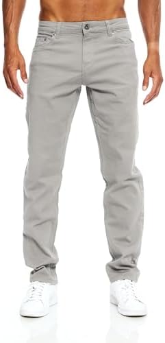 JEEL Herren-Jeans - Regular-Fit Straight-Cut - Stretch - Basic Washed - OEKO-TEX Standard 100