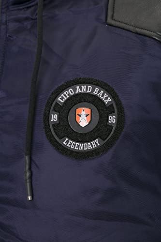 Stylische Winterjacke Herren Cipo & Baxx Series | Warme Winterjacke Herren Cipo & Baxx Series abnehmbarer Kapuze | Func