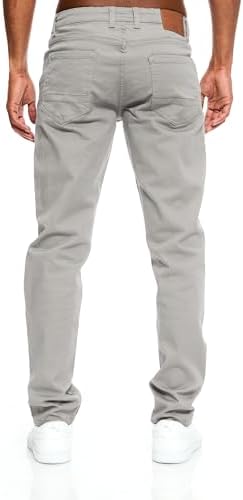 JEEL Herren-Jeans - Regular-Fit Straight-Cut - Stretch - Basic Washed - OEKO-TEX Standard 100