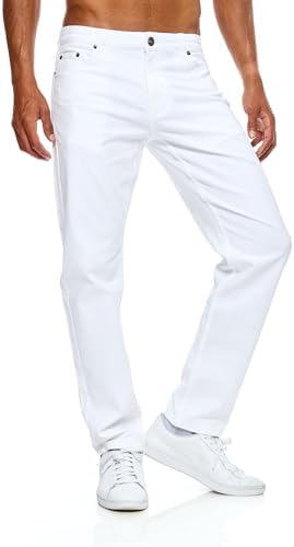 JEEL Herren-Jeans - Regular-Fit Straight-Cut - Stretch - Basic Washed - OEKO-TEX Standard 100