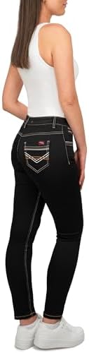 Cipo & Baxx Damen Jeans - Stylische Regular & Slim Fit Modelle mit Stretch | Kontrastnähten & Applikationen | Ideal für – Bild 18