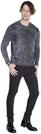 Cipo & Baxx Herren Sweatshirt Series – Stylischer Pullover im Modernen Streetwear Look mit Rundhals & Print – Comfortabl