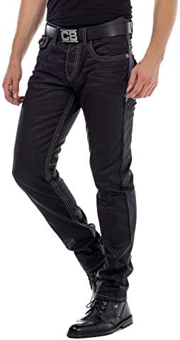 Cipo & Baxx Herren Klassische Straight Fit Jeans Hose - durable & komfortabel Regular Jeanshose | Cipo & Baxx Herren Kl