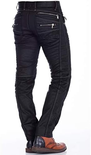 Cipo & Baxx Herren Jeans Hose Look Röhrenjeans Straight Fit Kontrastnähte Trendyhose | Cipo & Baxx Herren Jeans Hose Us