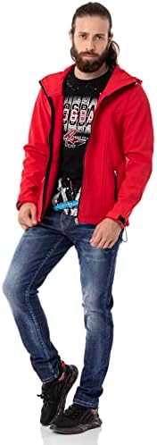 Stylische Winterjacke Herren Cipo & Baxx Series | Warme Winterjacke Herren Cipo & Baxx Series abnehmbarer Kapuze | Func