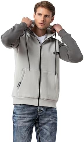 Cipo & Baxx Herren Sweatjacke Hoodie Serie - Stylischer Pullover im Modernen Casual Streetwear Stil für den Alltag, Frei