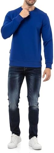 Cipo & Baxx Herren Sweatshirt Series – Stylischer Pullover im Modernen Streetwear Look – Bequemer Sweater für Alltag & F