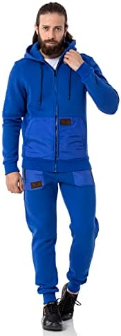 Cipo & Baxx Herren Jogginganzug Series – Zweiteiliges Set aus Kapuzenjacke und Jogginghose für Sport- und Casual-User im
