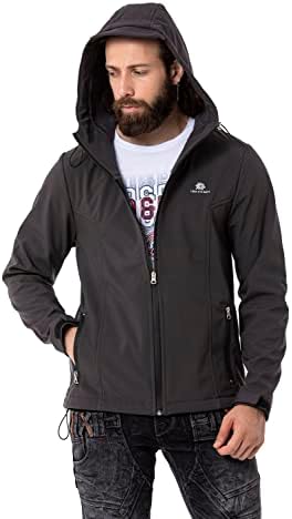 Stylische Winterjacke Herren Cipo & Baxx Series | Warme Winterjacke Herren Cipo & Baxx Series abnehmbarer Kapuze | Func