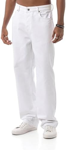 Jeanshose – Gerade geschnittene Denim Hose mit 5-Pocket-Style – Klassische Straight Fit Jeans für Männer & Jüngere – Com