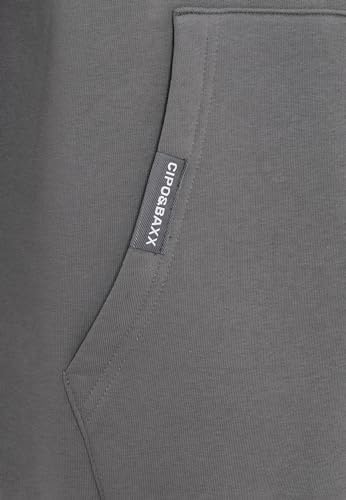 Cipo & Baxx Herren Sweatjacke Hoodie Serie - Stylischer Pullover im Modernen Casual Streetwear Stil für den Alltag, Frei