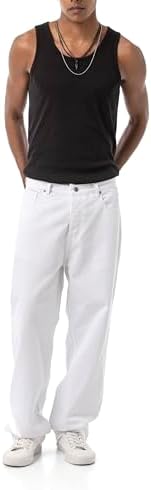 Jeanshose – Gerade geschnittene Denim Hose mit 5-Pocket-Style – Klassische Straight Fit Jeans für Männer & Jüngere – Com