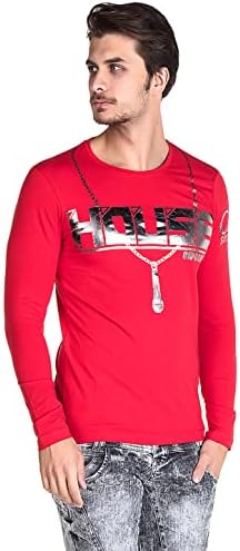 Cipo & Baxx Herren Sweatshirt Series – Stylischer Pullover im Modernen Streetwear Look mit Rundhals & Print – Comfortabl