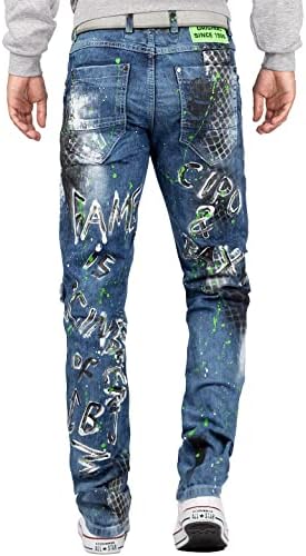 Cipo & Baxx Herren Jeans - Stylische Denim-Mode mit Slim-Fit & Regular-Fit für Individualisten im Bikerstyle!