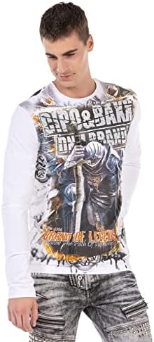 Cipo & Baxx Herren Sweatshirt Series – Stylischer Pullover für Streetwear Lovers – Bequemer Rundhalseinheitsprint Sweate