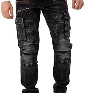 Cipo & Baxx Herren Stretch Jeanhose Slim Fit Trendig und bequem | Cipo & Baxx Männer Stretch Jeanshosen Slim Fit Premiu