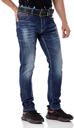 Cipo & Baxx Herren Stretch Jeanhose Slim Fit Trendig und bequem | Cipo & Baxx Männer Stretch Jeanshosen Slim Fit Premiu