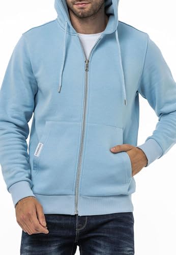 Cipo & Baxx Herren Sweatjacke Hoodie Serie - Stylischer Pullover im Modernen Casual Streetwear Stil für den Alltag, Frei
