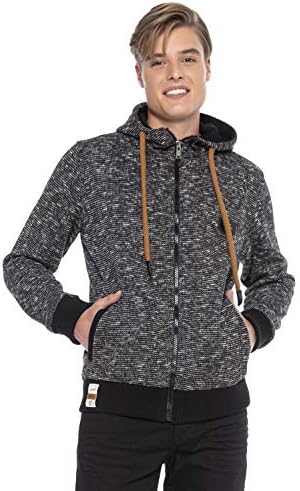 Cipo & Baxx Herren Sweatjacke Hoodie Serie - Stylischer Pullover im Modernen Casual Streetwear Stil für den Alltag, Frei