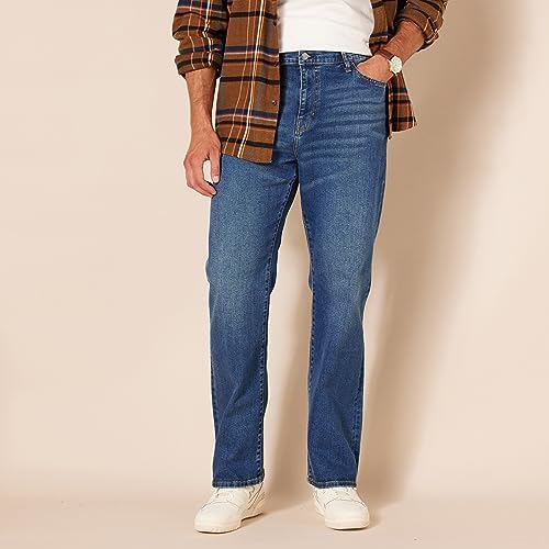 Amazon Essentials Herren Stretchjeans - Auslauffarben - Comfort und Stil für moderne Männer - 32x32 - OEKO-TEX STANDARD