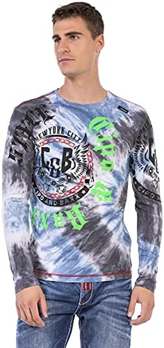 Cipo & Baxx Herren Sweatshirt Series – Stylischer Pullover für Streetwear Lovers – Bequemer Rundhalseinheitsprint Sweate