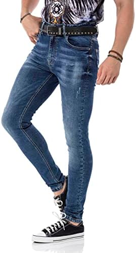 Cipo & Baxx Herren Stretch Jeanhose Slim Fit Trendig und bequem | Cipo & Baxx Männer Stretch Jeanshosen Slim Fit Premiu