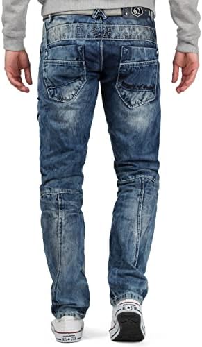 Cipo & Baxx Herren Jeans – Stylische Regular-Fit Denim mit Stone-Washed-Design & Used-Look | Bequeme & modische Jeans fü – Bild 2