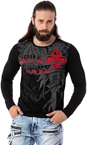 Cipo & Baxx Herren Sweatshirt Series – Stylischer Pullover im Modernen Streetwear Look – Bequemer Sweater für Alltag & F