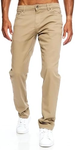 JEEL Herren-Jeans - Regular-Fit Straight-Cut - Stretch - Basic Washed - OEKO-TEX Standard 100