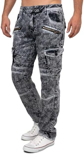 Cipo & Baxx Herren Jeans - Stylische Denim-Mode mit Slim-Fit & Regular-Fit für Individualisten im Bikerstyle!