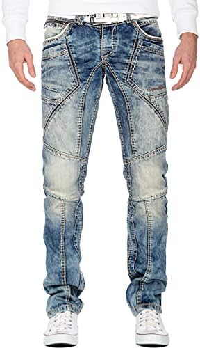 Cipo & Baxx Herren Jeans – Stylische Regular-Fit Denim mit Stone-Washed-Design & Used-Look | Bequeme & modische Jeans fü – Bild 8