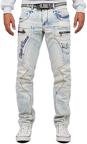 Cipo & Baxx Herren Jeans – Stylische Regular-Fit Denim mit Stone-Washed-Design & Used-Look | Bequeme & modische Jeans fü – Bild 29
