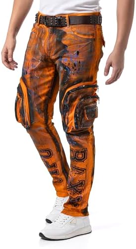 Cipo & Baxx Herren Jeans - Robuste Denim-Hose im Urban Style für Robuste Herren zum Arbeiten und Spielen (DE/NL/SE/PL, 3