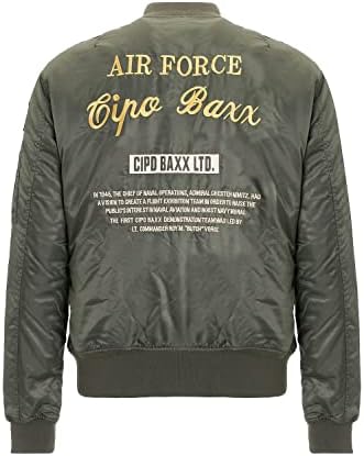 Stylische Winterjacke Herren Cipo & Baxx Series | Warme Winterjacke Herren Cipo & Baxx Series abnehmbarer Kapuze | Func