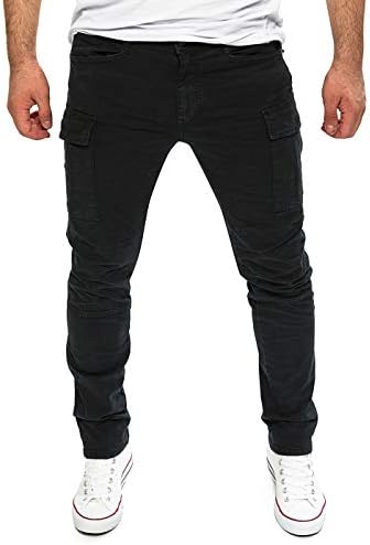 Yazubi Jayden Herren Cargo Hose BaumwollCargoJeans SommerComfortStretchSicherheitSGPS1012