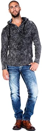 Cipo & Baxx Herren Jeans Hose Look Röhrenjeans Straight Fit Kontrastnähte Trendyhose | Cipo & Baxx Herren Jeans Hose Us