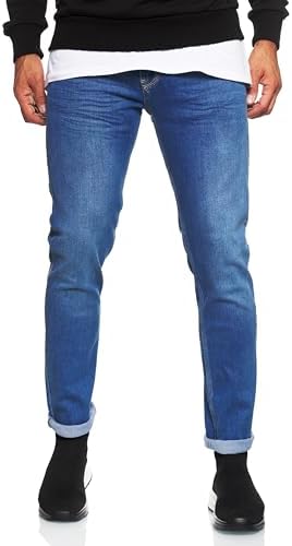 Premium Herren StretchSlim Fit Jeanshose Basics Cotton-Stretch Streetwear | Premium StretchSlim Fit Jeanshose für Herre