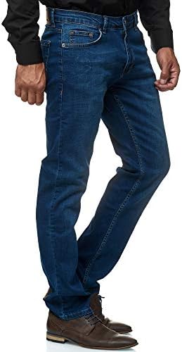 JEEL Herren-Jeans - Regular-Fit Straight-Cut - Stretch - Basic Washed - OEKO-TEX Standard 100