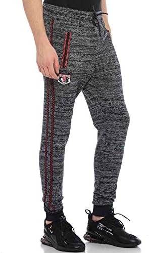 Cipo & Baxx Herren Jogginghose Series - Bequeme Freizeithose mit sportlichem Schnitt und modischem Design für Alltagsgeb