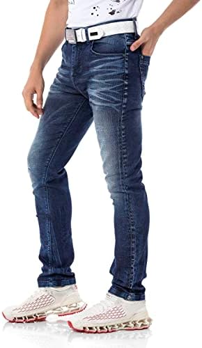 Cipo & Baxx Herren Stretch Jeanhose Slim Fit Trendig und bequem | Cipo & Baxx Männer Stretch Jeanshosen Slim Fit Premiu